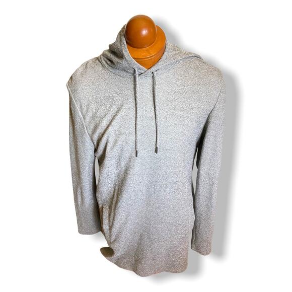 Pac Sun PacSun Mens Hoodie Size Medium Gray Textured Nubby Long Sleeves - Picture 1 of 5